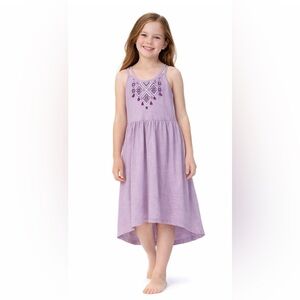 NWOT Gymboree Embroidered Lavender Girl Dress